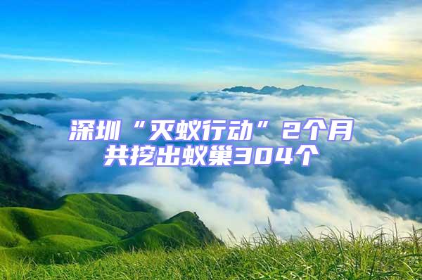 深圳“灭蚁行动”2个月共挖出蚁巢304个