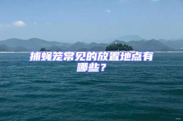 捕蝇笼常见的放置地点有哪些？