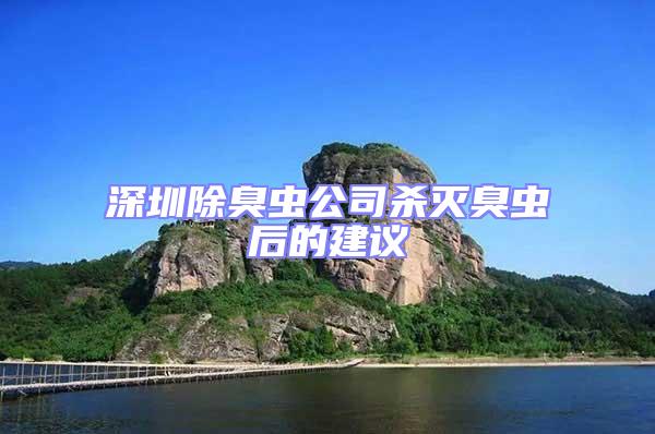 深圳除臭虫公司杀灭臭虫后的建议