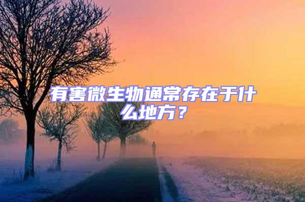 有害微生物通常存在于什么地方？