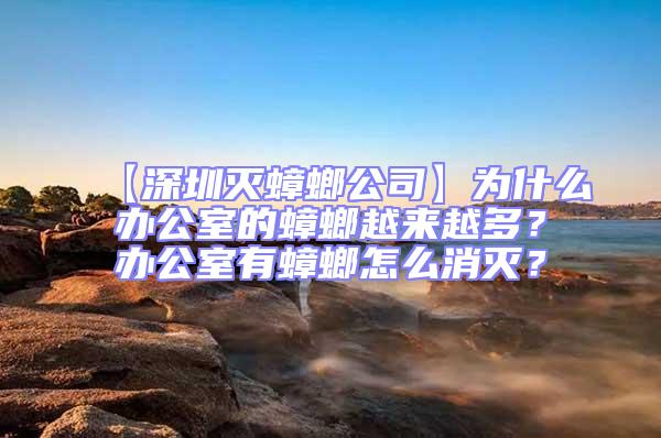 【深圳灭蟑螂公司】为什么办公室的蟑螂越来越多？办公室有蟑螂怎么消灭？