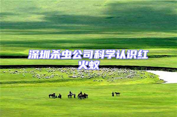 深圳杀虫公司科学认识红火蚁
