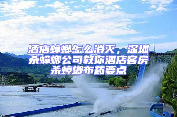 酒店蟑螂怎么消灭，深圳杀蟑螂公司教你酒店客房杀蟑螂布药要点