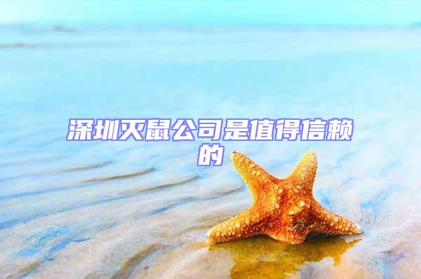 深圳灭鼠公司是值得信赖的