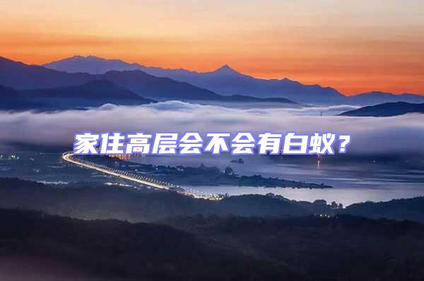 家住高层会不会有白蚁？