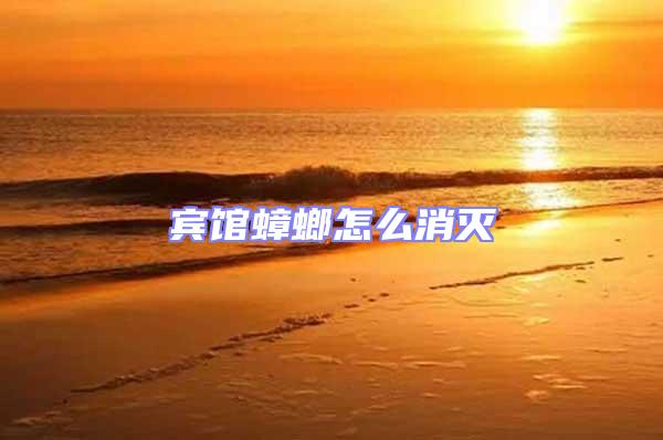 宾馆蟑螂怎么消灭