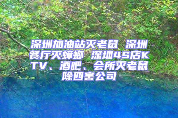 深圳加油站灭老鼠 深圳餐厅灭蟑螂 深圳4S店KTV、酒吧、会所灭老鼠除四害公司