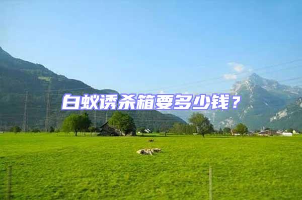 白蚁诱杀箱要多少钱？