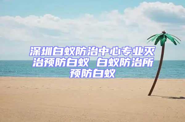 深圳白蚁防治中心专业灭治预防白蚁 白蚁防治所预防白蚁