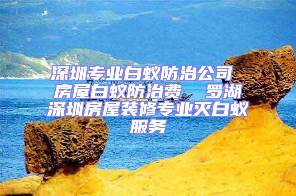 深圳专业白蚁防治公司 房屋白蚁防治费  罗湖深圳房屋装修专业灭白蚁服务