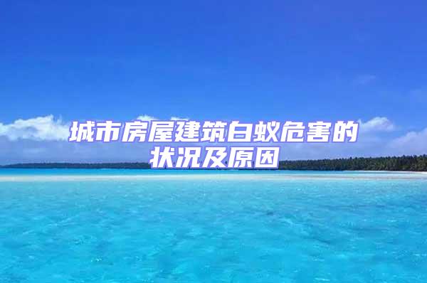 城市房屋建筑白蚁危害的状况及原因