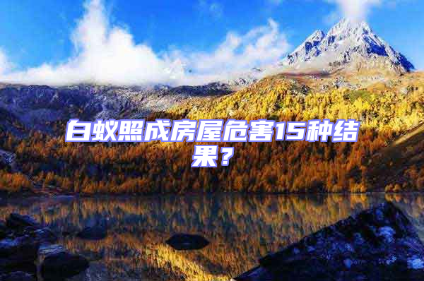 白蚁照成房屋危害15种结果？