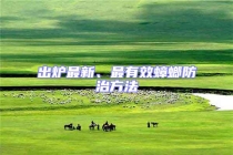 出炉最新、最有效蟑螂防治方法