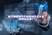 蚊子明明夏天才出现为什么冬天还有这么多？