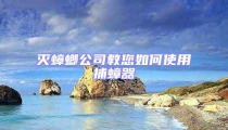 灭蟑螂公司教您如何使用捕蟑器