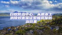 白蚁防治中心：从根本上消除蚁害保证整幢房屋防治效果
