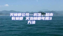 灭蟑螂公司—宾馆、超市有蟑螂 灭治蟑螂可用3方法