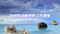 白蚁防治的预防工作要事先进行