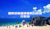 如何对新建房屋的白蚁进行防治