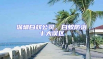 深圳白蚁公司，白蚁防治十大误区