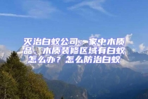 灭治白蚁公司：家中木质品、木质装修区域有白蚁怎么办？怎么防治白蚁