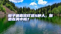 蚊子最喜欢叮这5种人,你也在其中吗?