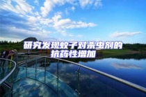 研究发现蚊子对杀虫剂的抗药性增加