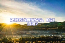 灭蚂蚁的最佳方法，你知道吗？