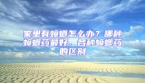 家里有蟑螂怎么办？哪种蟑螂药最好，各种蟑螂药的区别