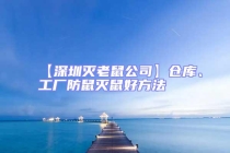 【深圳灭老鼠公司】仓库、工厂防鼠灭鼠好方法