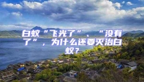 白蚁“飞光了”、“没有了”,为什么还要灭治白蚁?