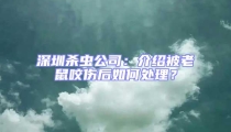 深圳杀虫公司:介绍被老鼠咬伤后如何处理?