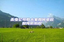 杀虫公司教大家如何驱赶和预防蚂蚁