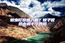 蚊虫叮咬难入眠？蚊子咬后去痒十个妙招