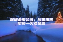 深圳杀虫公司：居家虫害防制—灭老鼠篇