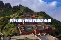 如何进行规范的熏蒸杀虫