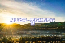 杀虫公司--灭蚊灯如何安装