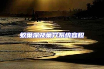 蚁巢深及巢穴系统容积