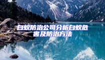 白蚁防治公司分析白蚁危害及防治方法