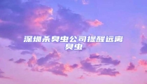 深圳杀臭虫公司提醒远离臭虫