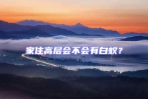 家住高层会不会有白蚁？