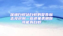深圳白蚁站白蚁的警告标志及识别一些迹象表明你可能有白蚁