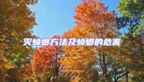 灭蟑螂方法及蟑螂的危害