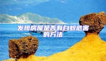 发现房屋是否有白蚁危害的方法