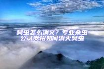 臭虫怎么消灭？专业杀虫公司支招如何消灭臭虫