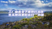 工厂宿舍女子疼得打滚医生从她耳里取出只“小强”