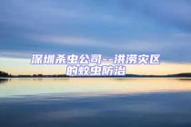 深圳杀虫公司--洪涝灾区的蚊虫防治