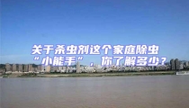 关于杀虫剂这个家庭除虫“小能手”,你了解多少?