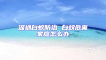 深圳白蚁防治 白蚁危害家庭怎么办