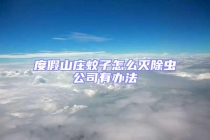 度假山庄蚊子怎么灭除虫公司有办法